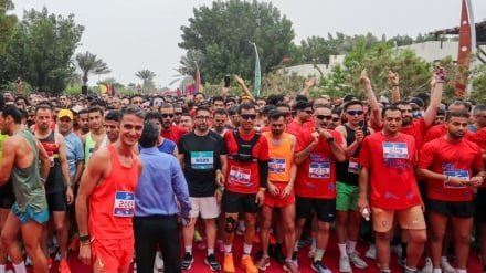 Iraníes participan en dos maratones + Imágenes