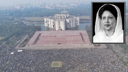 বিশাল জনসমুদ্রে খালেদা জিয়ার জানাজা অনুষ্ঠিত