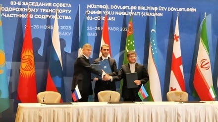 اخبار کریدورها | توافق سه‌جانبه برای توسعه مسیر غربی کریدور شمال - جنوب در باکو