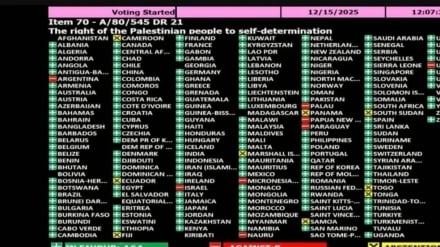 パレスチナ国民の自決権めぐり世界の見解が一致