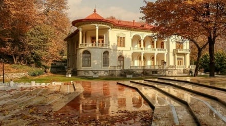 ردای پاییزی بر تن کاخ سعدآباد تهران