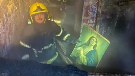 Kemendagri Serbia: Lukisan Bunda Maria Tidak Terbakar dalam Kebakaran