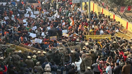নয়াদিল্লিতে বাংলাদেশ হাইকমিশনের সামনে হিন্দুত্ববাদী সংগঠনগুলোর বিক্ষোভ