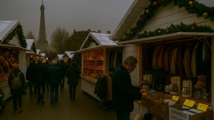 کریسمس فقیرانه فرانسه! هدایای دست‌دوم جای زرق‌وبرق را گرفت