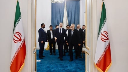 دیدار لاریجانی و فیدان در تهران؛ گفتگو بر سر نقش مخرب رژیم صهیونیستی در منطقه