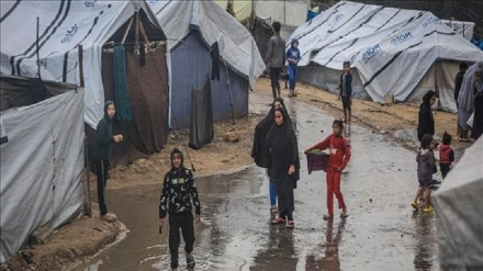 آنروا: وقوع طوفان مردم غزه را با مشقت مواجه کرده است