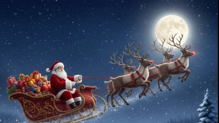 Սանտա Կլաուսը շուրջերկրյա ճանապարհորդության է մեկնել Սուրբ Ծննդյան նախօրեին