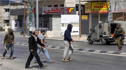 تیراندازی شهرک‌نشینان صهیونیست به فلسطینی‌ها در کرانه باختری 