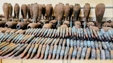 یک انبار مهمات در شرق افغانستان کشف شد