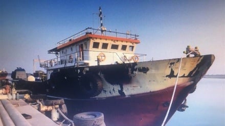 Buşehr SEPAH dəniz qüvvələri Fars körfəzində 350 min litr qaçaq yanacaq daşıyan xarici tankeri saxlayıb