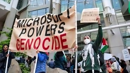  Таҷаммуъи эътирозӣ дар Ҳоланд алайҳи мудохилаи хориҷӣ дар умӯри дохилии Эрон