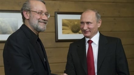 עלי לריג'אני קיים שיחות עם נשיא רוסיה פוטין