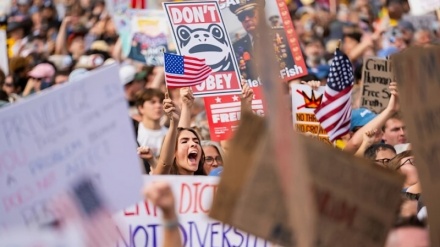 Протесты американского народа против Трампа