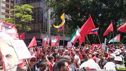 شعارهای «زنده باد خامنه‌ای» در تجمع تاریخی در برزیل