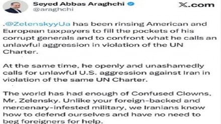 Արաղչին Զելենսկիին. Աշխարհը հոգնել է շփոթված ծաղրածուներից