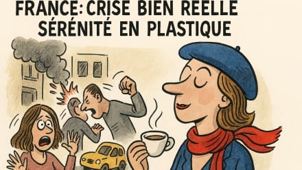 Satire noire| France : crise bien réelle, sérénité en plastique