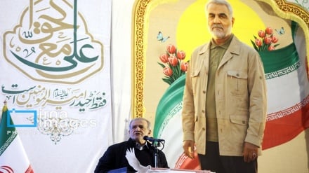 پزشکیان: راه شهید سلیمانی مسیر حق‌طلبی و دفاع از مظلوم است