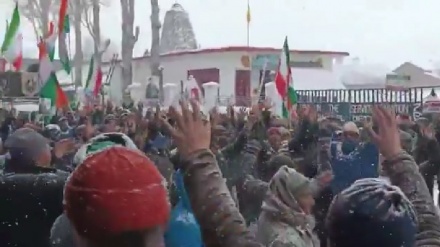 הפגנות עממיות בקרגיל, הודו, בסולידריות עם איראן ובגינוי הפשעים של המחבלים