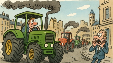Satire Sombre| Quand même les tracteurs comprennent que parler ne sert à rien!