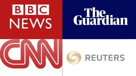 Mediat perëndimore dhe mbështetja te 