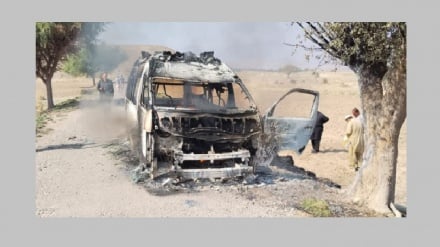 تروریست‌ها آمبولانس حامل مرزبانان مجروح پاکستانی را به آتش کشیدند