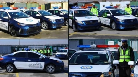 توزیع موترهای جدید برای پلیس ترافیک افغانستان