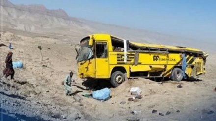هشت کشته بر اثر واژگونی اتوبوس مسافربری در افغانستان