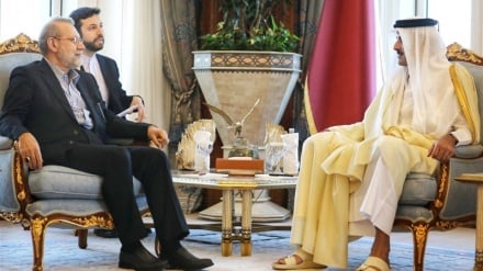 לאריג'אני קיים שיחות עם אמיר קטאר