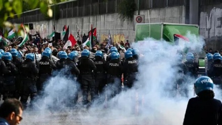 په ایټالیا کې د معترضینو او پولیسو تر مینځ نښته شوې