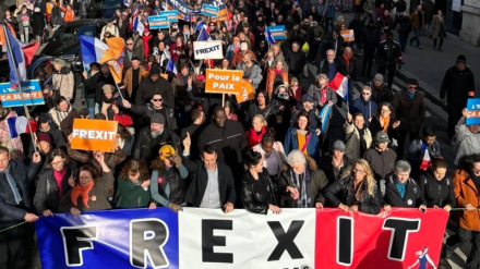 Ֆրանսիացիները բողոքի ցույց են անցկացրել՝ պահանջելով, որ երկիրը դուրս գա ԵՄ կազմից