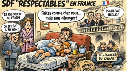 Satire noire| La France : République du canapé-lit