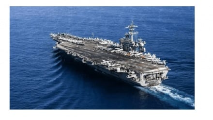 “Abraham Lincoln” Çabahar Limanı’na 1400 kilometre mesafeye çekilmesi