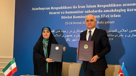 איראן ורפובליקת אזרבייג'ן חתמו על מסמך לשיתוף הפעולה הכלכלי