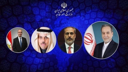 د  ایران خارجه وزیر د ترکیې، د مصر او د عربستان له خارجه وزیرانو سره خبرې وکړې