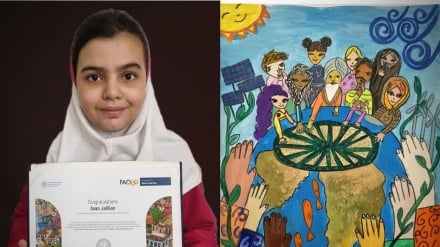 افتخارآفرینی دانش‌آموز ایرانی در مسابقات بین‌المللی پوستر روز جهانی غذا
