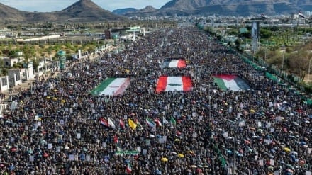 Milioni di Yemeniti in sostegno di Iran, Libano e Palestina.