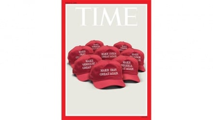 Time Magazine criticizes Trump’s warmongering with cover image