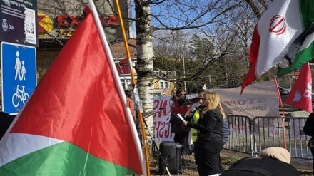 تظاهرات اعتراضی مردم اروپا علیه تجاوز نظامی به ایران 