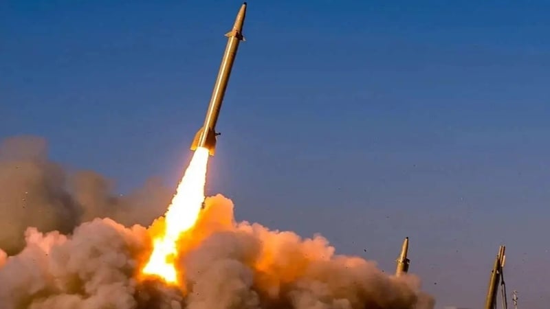 Beginning of Wave 34 of Operation True Promise 4 with launching precision- guided heavy missiles