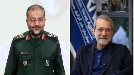 مراسم تشییع پیکر شهیدان لاریجانی و سلیمانی، همزمان با تشییع شهدای ناوشکن دنا 