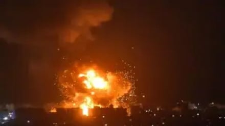 اصابت مستقیم موشک‌های ایران به منطقه نیشر در جنوب حیفا