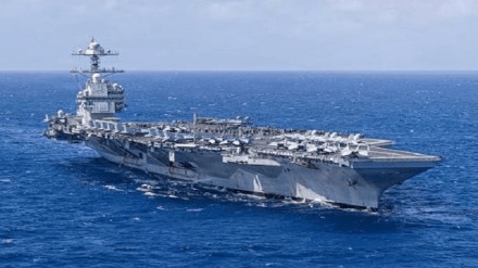 عقب‌نشینی ناو هواپیمابر «جرالد فورد» پس از آتش‌سوزی