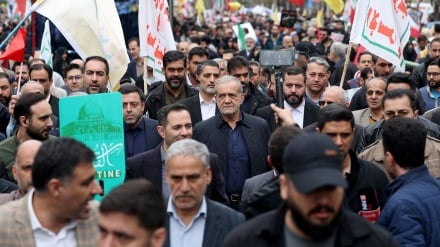 Иран президенті мен үкімет мүшелері Қудс күні шеруіне қатысты