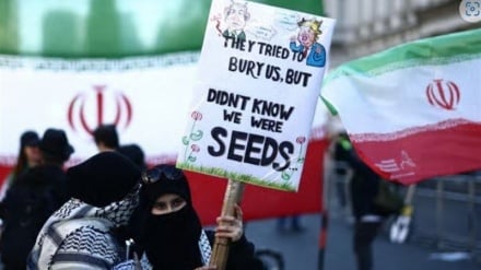 Rakyat Inggris Kembali Turun ke Jalan Mendukung Iran