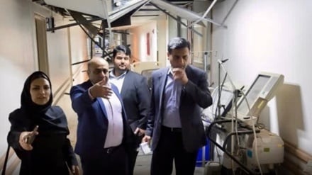 بررسی خسارت‌های حملات صهیونیستی-آمریکایی به بیمارستان امام علی (ع) اندیمشک