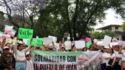Miles de mexicanos se congregan en apoyo a la República Islámica de Irán frente a la política belicista de Trump
