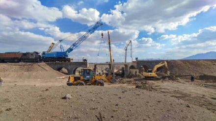 Кашан қираған көпірін 3 күнде қалпына келтіру; Экономикалық соғысқа қарсы ирандық инженерия 