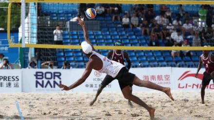 Irán se coronó subcampeón de voleibol de playa en los Juegos Asiáticos de Sanya