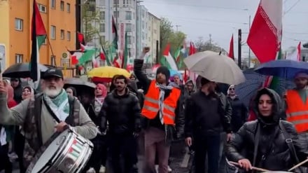 Ratusan Warga Berlin Demo Tolak Agresi AS-Zionis ke Iran dan Lebanon