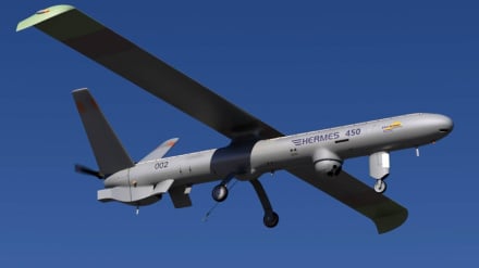 انهدام پهپاد هرمس صهیونیست‌ها توسط حزب‌الله